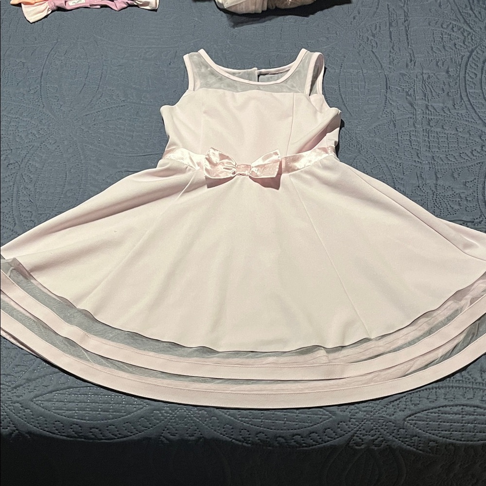 Calvin Klein Light Pink Formal Kids Dress - Girls size 10
